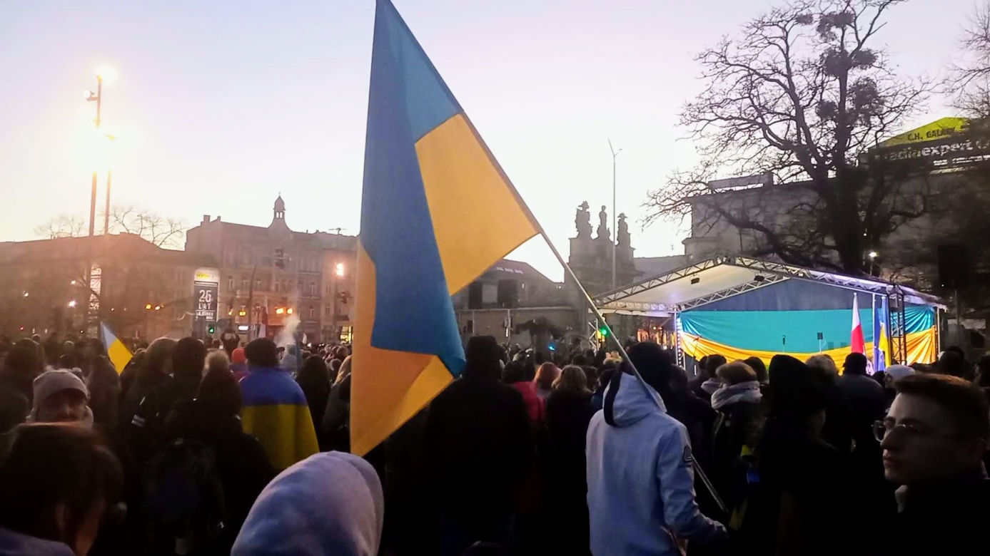 Szczecin solidarny z Ukrainą