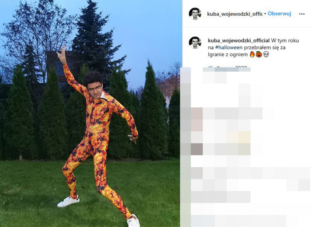 Kuba Wojewódzki na Halloween