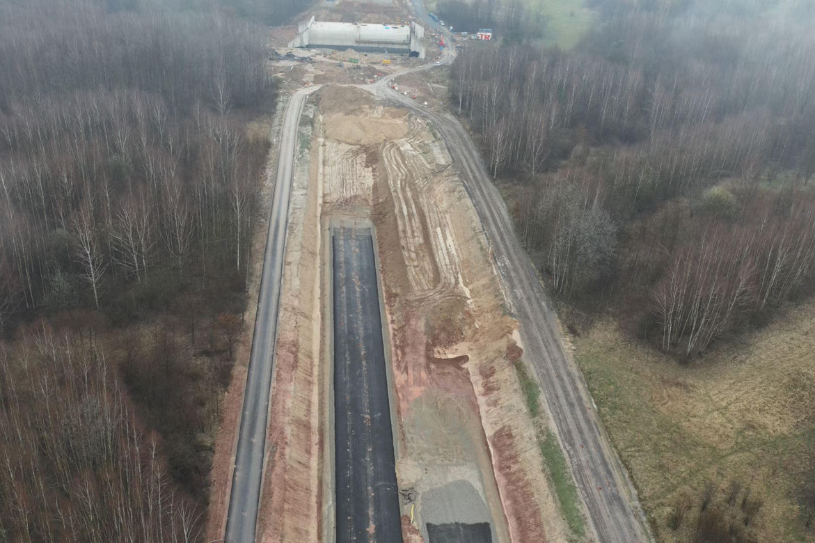 Obwodnica Wąchocka i Parszowa najnowsze zdjęcia z placu budowy: Marzec-Kwiecień 2024