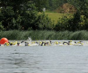 Karolak, Adamczyk,Topa i Grass w triathlonie