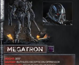 Transformers: The Last Knight, Decepticon Megatron