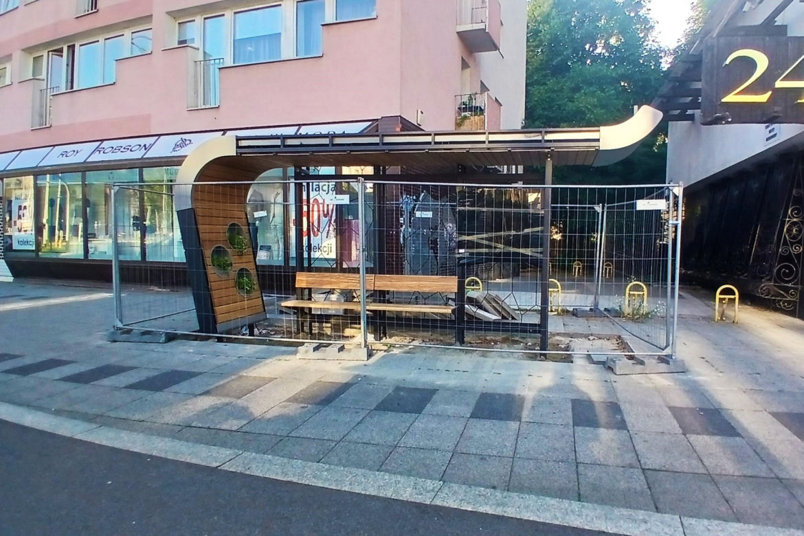 "Zielone przystanki" na al. Wyzwolenie