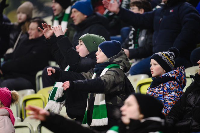 Lechia Gdańsk - Cracovia, zdjęcia kibiców z meczu 20. kolejki PKO BP Ekstraklasy