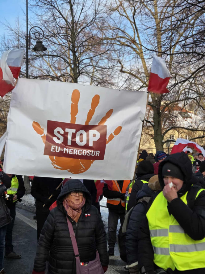 Protest rolników w Warszawie (9.01.2026)