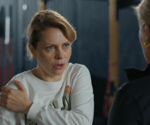 Barwy szczęścia, odcinek 3318. Dorota Kujawiak (Karina Seweryn), Justyna (Sylwia Juszczak-Krawczyk)