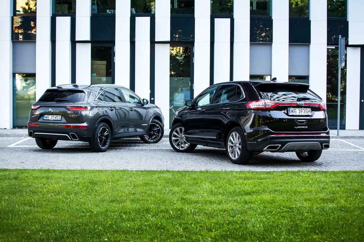 Ford Edge Vignale 2.0 TDCi vs. DS 7 Crossback 2.0 BlueHDI