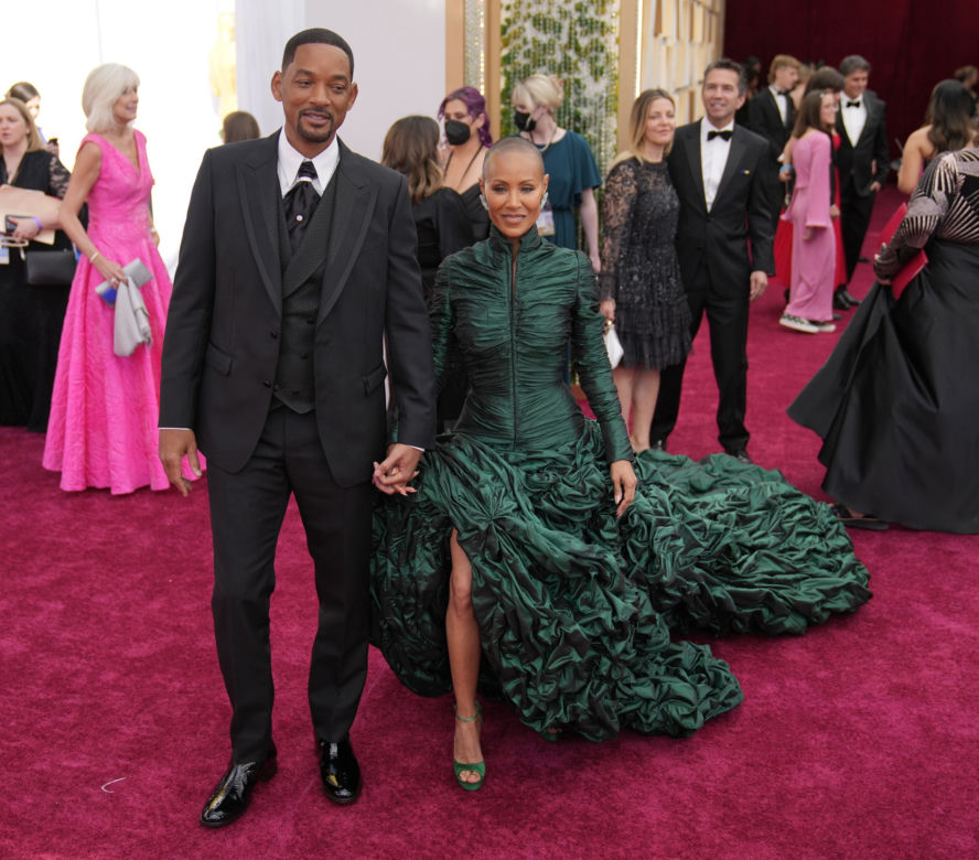 Oscary 2022. Will Smith i Jada Pinkett Smith 