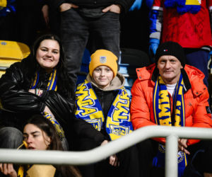 Arka Gdynia - Lechia Gdańsk: Zdjęcia kibiców z derbów Trójmiasta w ramach 23. kolejki PKO BP Ekstraklasy