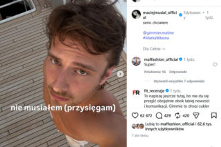 Maciej Musiał rusza z własną marką. Jego żelki z kreatyną trafiły do Biedronki