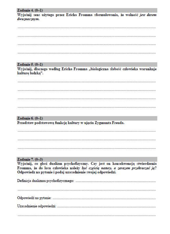 Matura próbna 2020 - filozofia