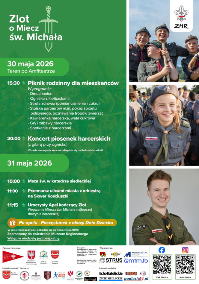Harcerze ZHR na zlocie w Siedlcach 2026