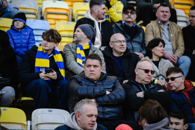 Arka Gdynia - Jagiellonia Białystok: Zdjęcia kibiców i zawodników z meczu 29. kolejki PKO BP Ekstraklasy