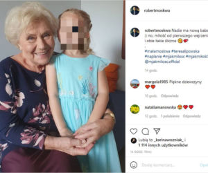 M jak miłość na planie. Teresa Lipowska (Barbara) i Nadia Moskwa, córka Roberta Moskwy