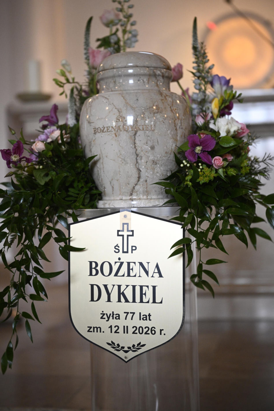 Pogrzeb Bożeny Dykiel