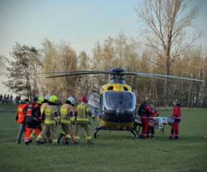 Wypadek w gminie Serokomla