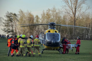 Wypadek w gminie Serokomla