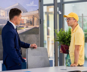 Pierwsza miłość, odcinek 4275: Oskar (Filip Gurłacz), Brian (Dominik Rybiałek)