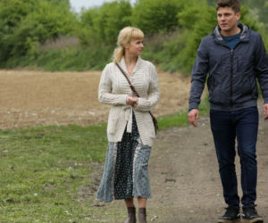 M jak miłość odc. 1452 po wakacjach 2019. Janek (Tomas Kollarik), Sonia (Barbara Wypych)