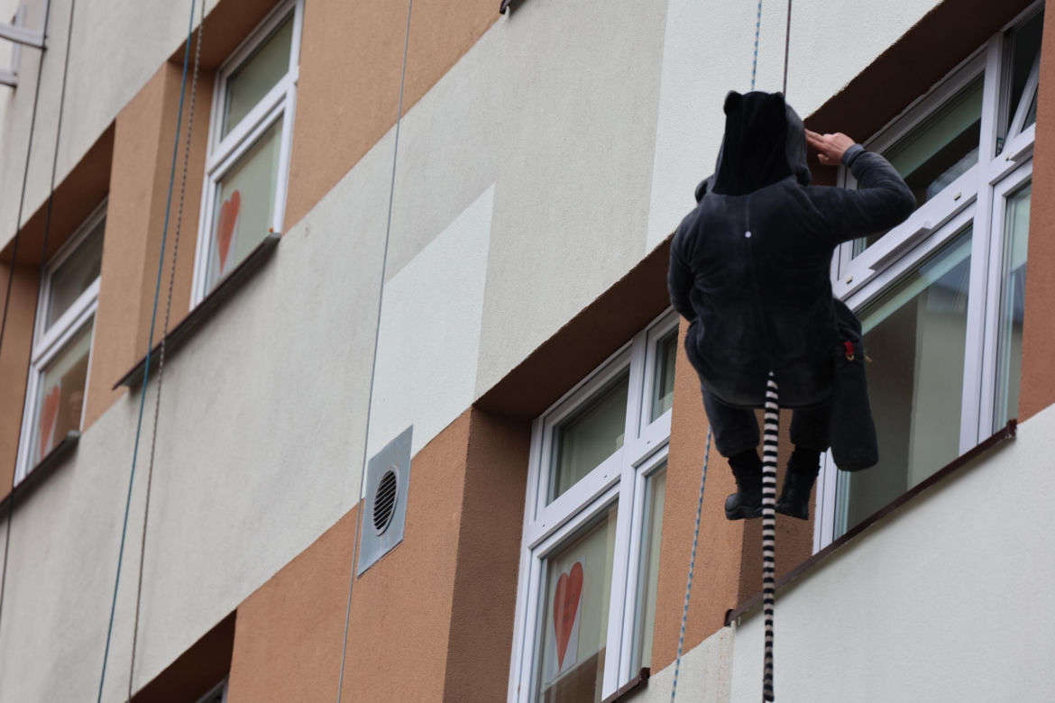 Alpiniści dla WOŚP dali radość małym pacjentom z Uniwersyteckiego Szpitala Dziecięcego w Lublinie