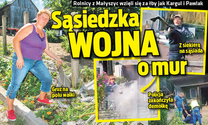 Sąsiedzka wojna o mur