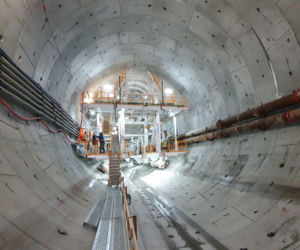 Budowa tunelu pod Świną - kwiecień 2021