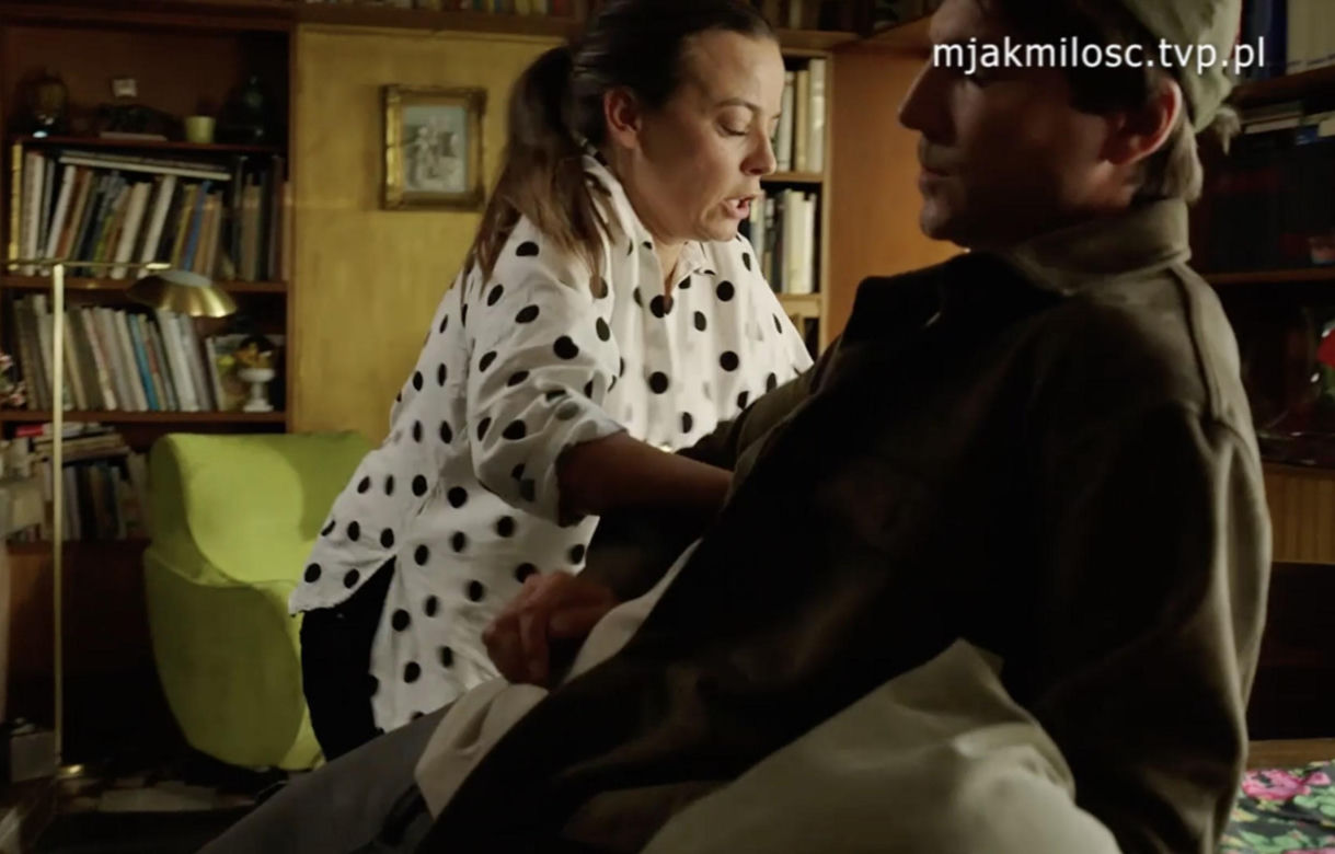 M jak miłość odc. 1763. Magda (Anna Mucha), Dima (Michaił Pszeniczny)