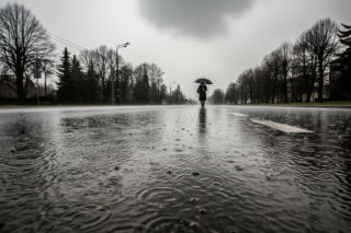 Gorzów Wielkopolski 05.12.2025 zalany deszczem. Czy to już początek zimowego koszmaru?!