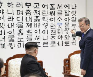 KOREA PÓŁNOCNA POŁUDNIOWA Kim Jong Un Moon Jae-in 