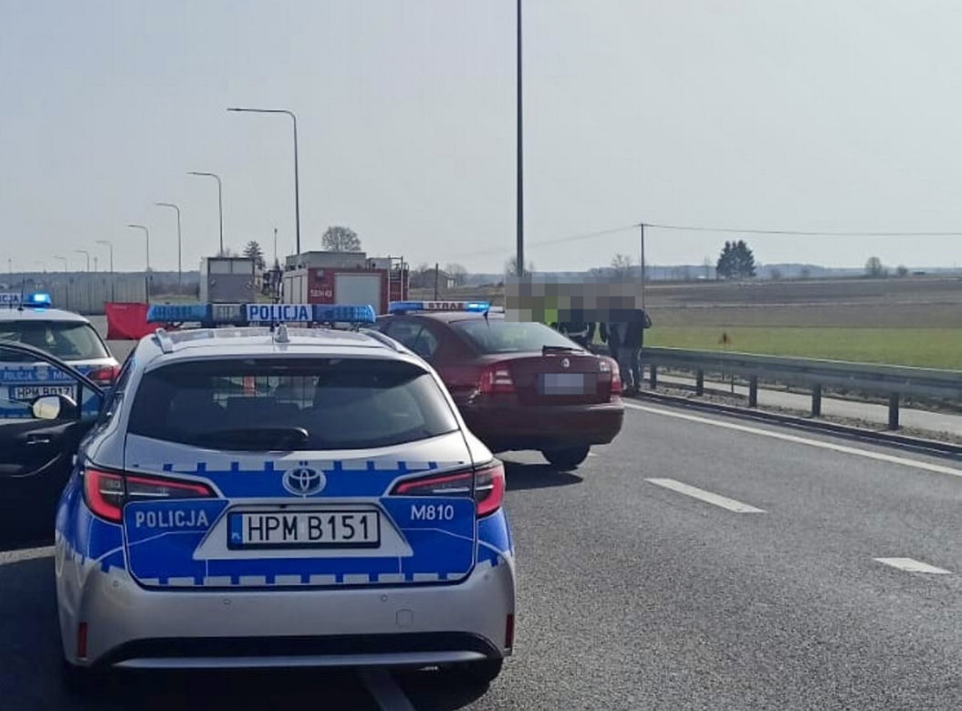 Tragiczny wypadek na S8. Nie żyje 26-letni motocyklista