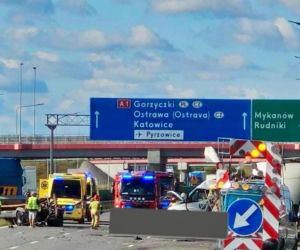Tragiczny wypadek na A1 w Śląskiem