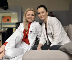 Na dobre i na złe. Agata (Emilia Komarnicka), Lena (Anita Sokołowska)