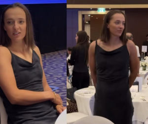 Iga Świątek na Players Party