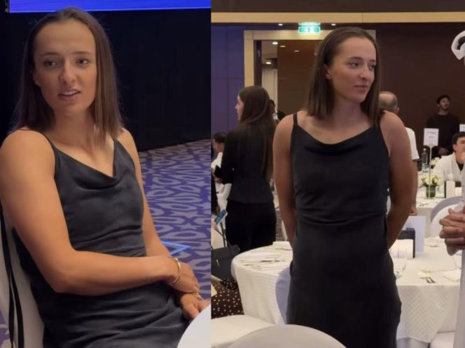 Iga Świątek na Players Party