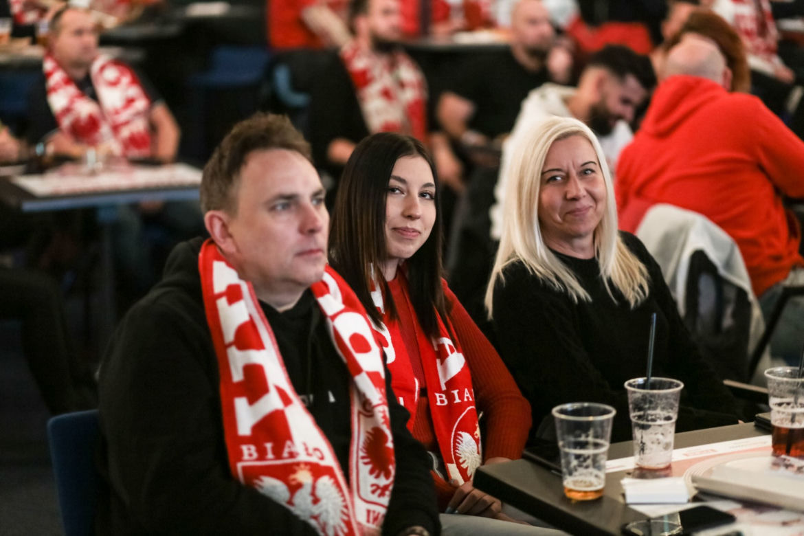 Strefa kibica na Stadionie Śląskim w czasie meczu Polska-Meksyk