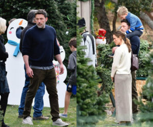 Jennifer Garner i Ben Affleck wybierają choinkę