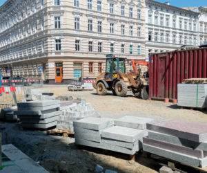 Przebudowa ulic w centrum Szczecina - maj 2020