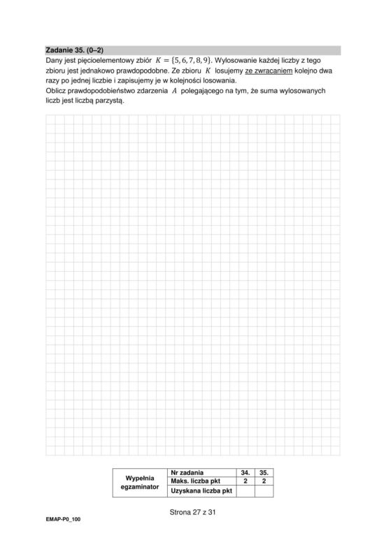 Matura 2024 - ARKUSZ CKE z matematyki (pp, stara formuła)