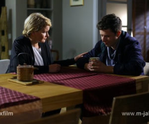 M jak miłość odc. 1040. Marta (Dominika Ostałowska), Łukasz (Adrian Żuchewicz)