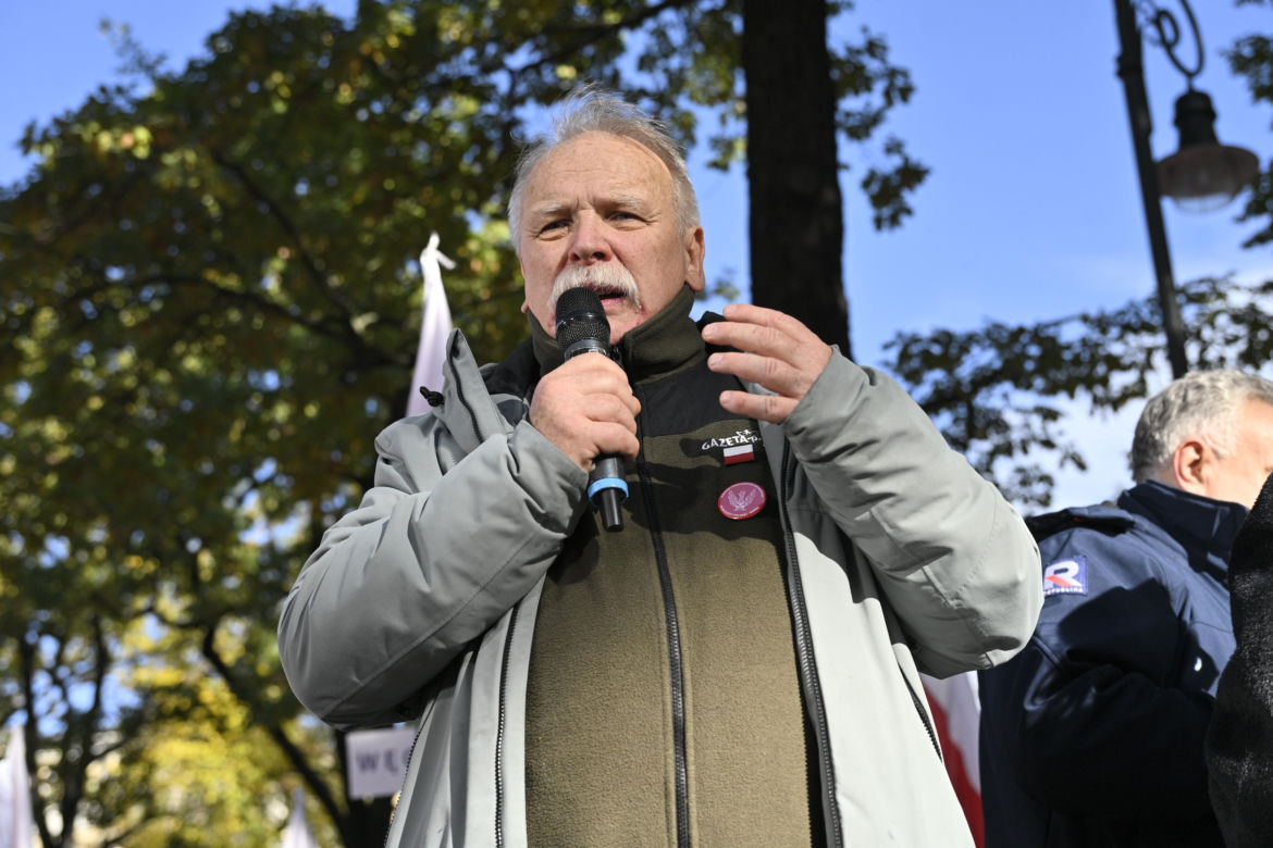 Protest pod TK. Kaczyński