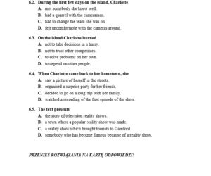 próbna matura z angieslkiego ARKUSZE