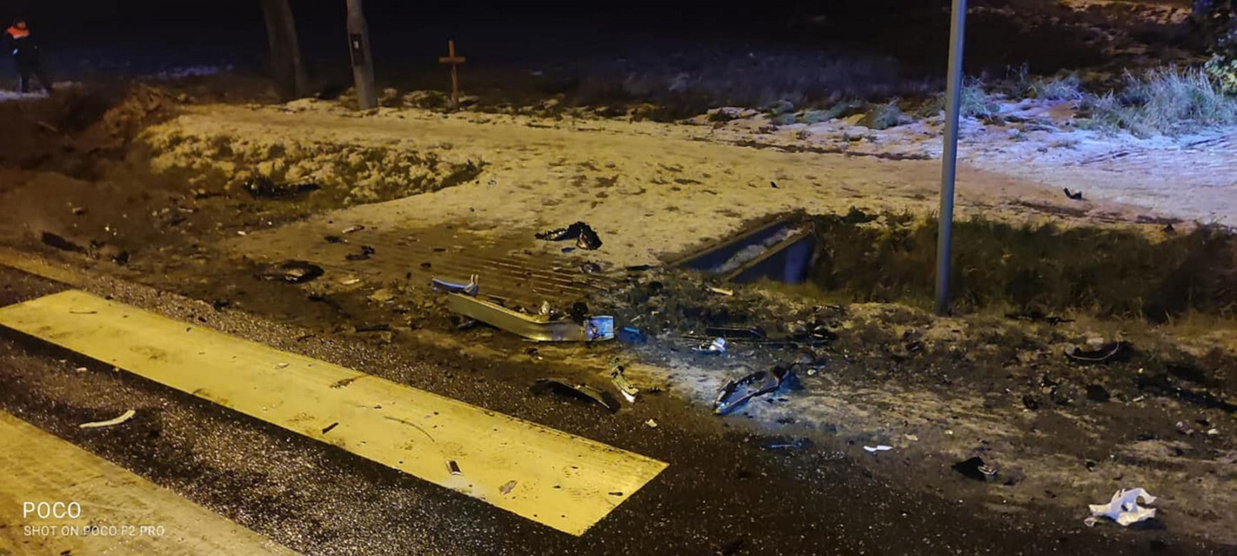 Wypadek pod Legionowem, osobówka zderzyła się z tirem. 3 osoby w szpitalu