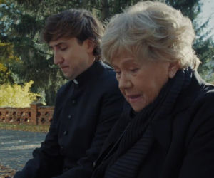 M jak miłość odc. 1910. Ksiądz Grzegorz (Paweł Janyst), Barbara (Teresa Lipowska)