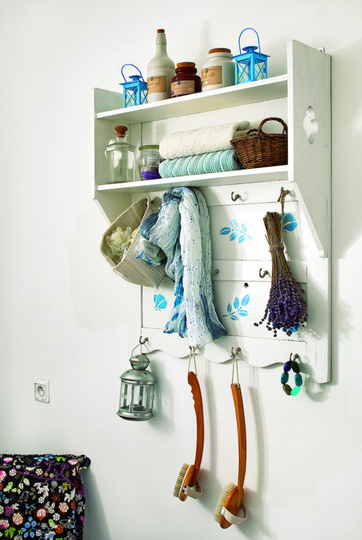 Półka do łazienki: DIY