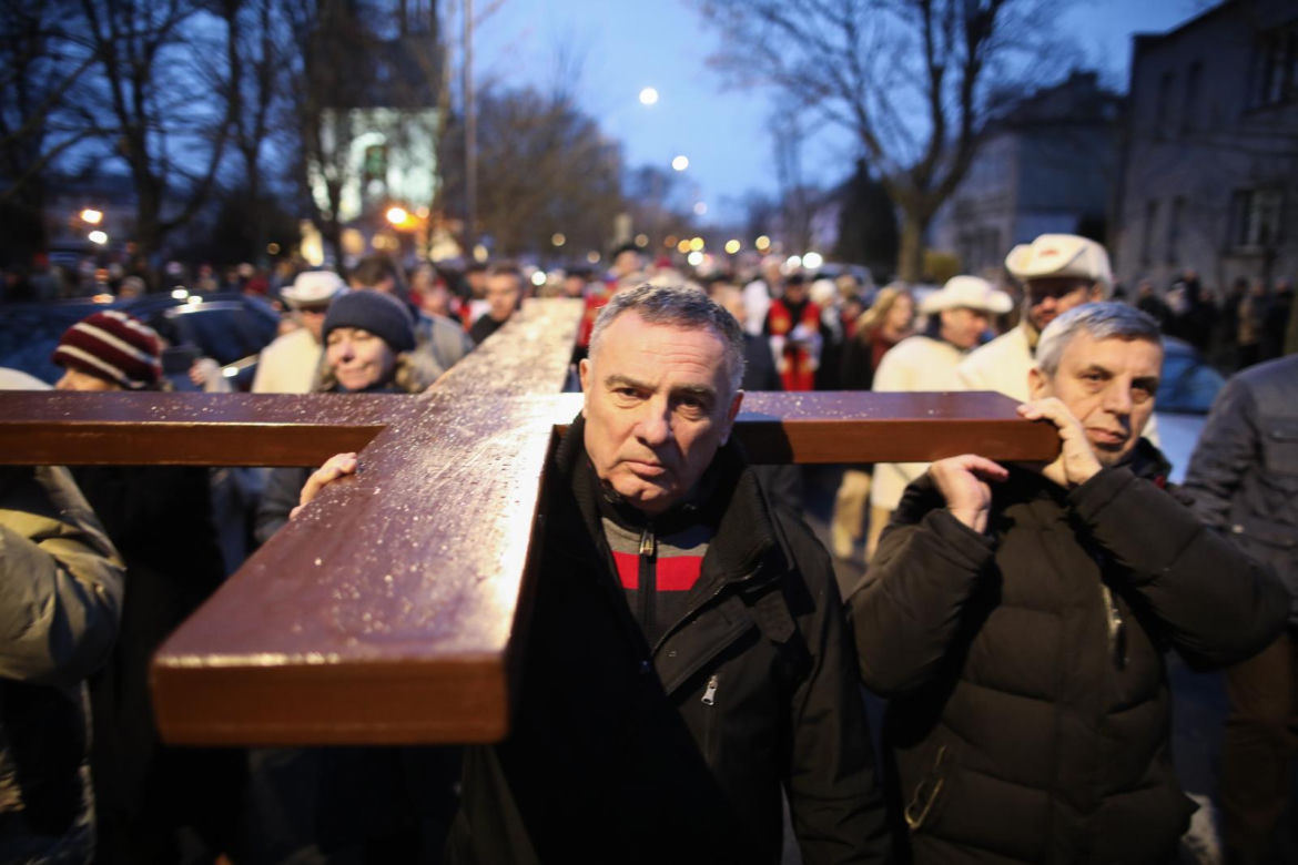 Ogólnopolska Droga Krzyżowa Ludzi Pracy 2024 w Warszawie