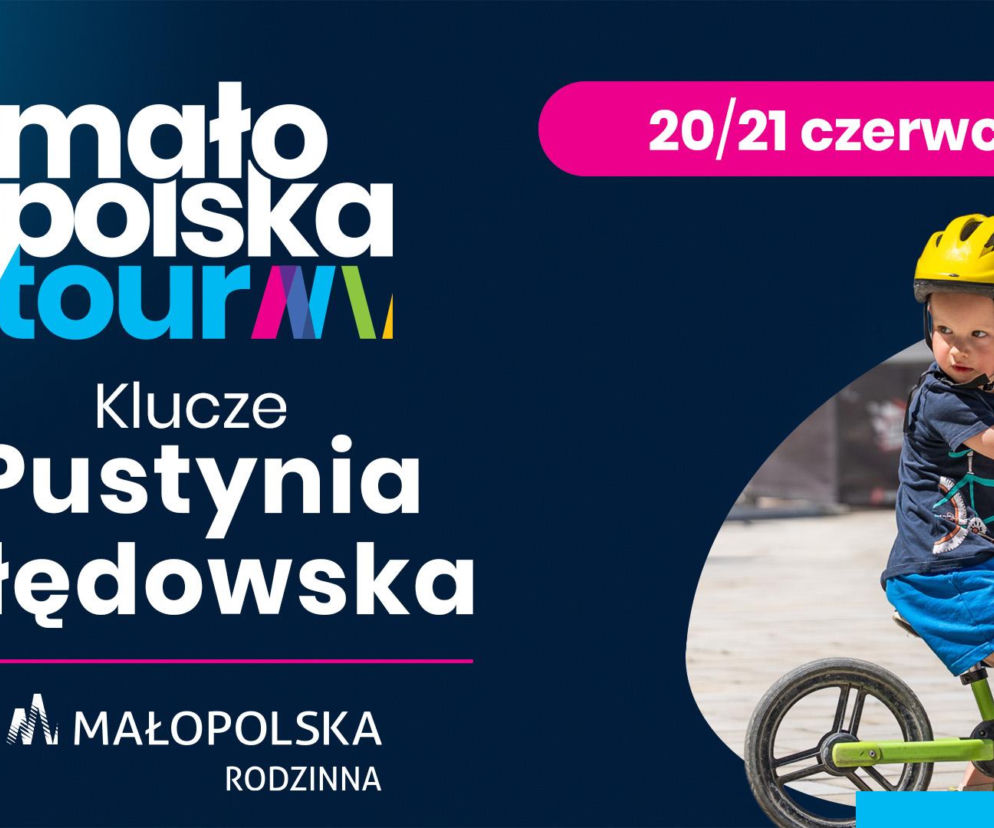 Małopolska Tour 2026 wraca na Pustynię Błędowską. Dwa dni rowerowych emocji dla całych rodzin