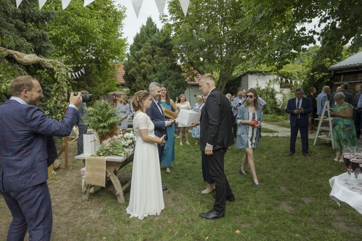 Adrian Zandberg na ślubie