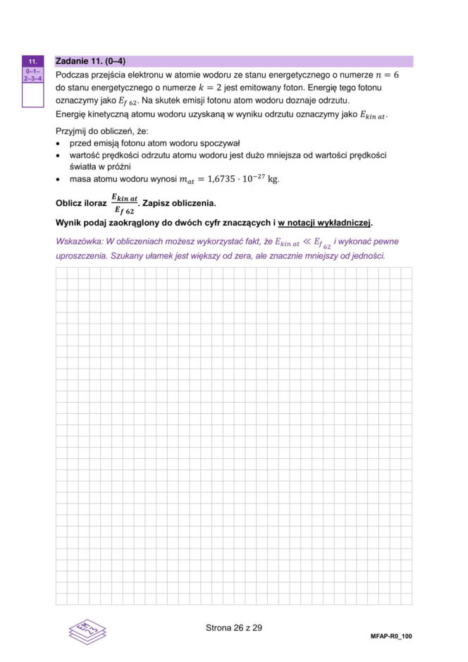 Matura próbna CKE 2026 - fizyka