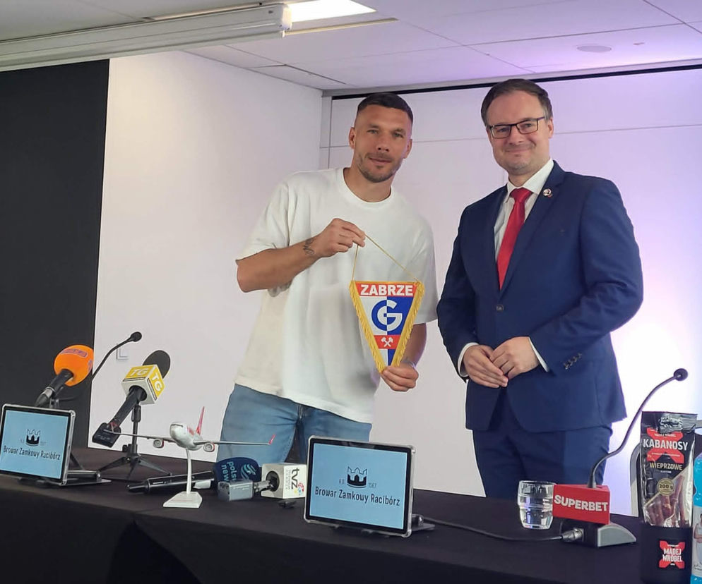 Lukas Podolski właścicielem Górnika