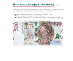 Banknot 500 złotych. Jak poznać czy jest prawdziwy?