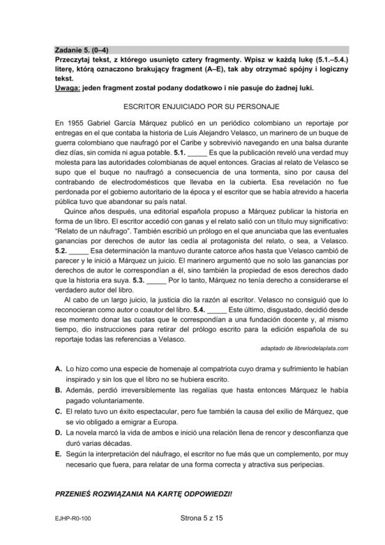 Matura 2021: Hiszpański rozszerzony. Arkusze CKE z hiszpańskiego znajdziesz tutaj [Matura 18.05.2021]